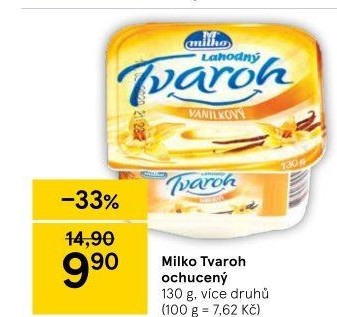 Tvaroh ochucený Milko