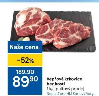 Vepřová krkovice bez kosti