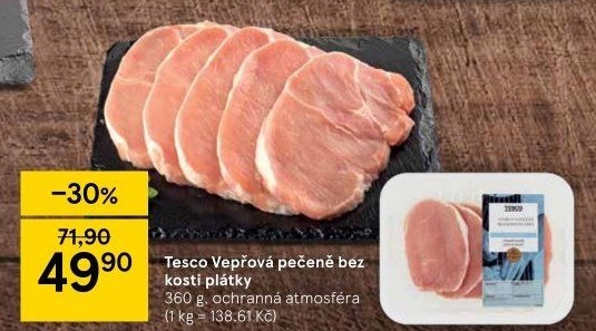 Vepřová pečeně bez kosti Tesco