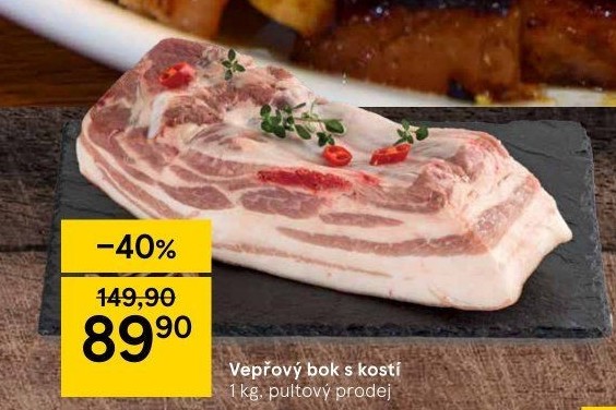 Vepřový bok s kostí