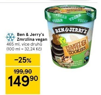 Zmrzlina v kelímku Vegan Ben&amp