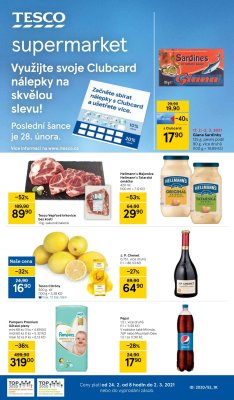 akční leták Tesco 24.2.2021-2.3.2021