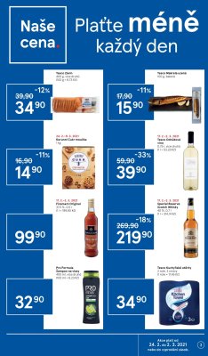 akční leták Tesco 24.2.2021-2.3.2021