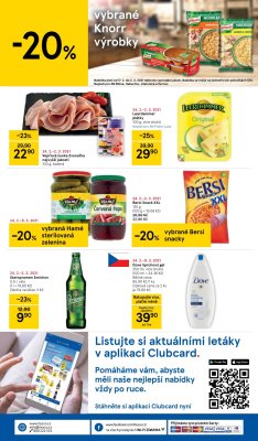 akční leták Tesco 24.2.2021-2.3.2021
