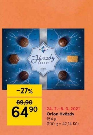 Bonboniéra Hvězdy Orion