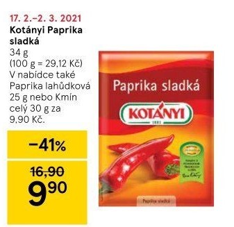 Koření Paprika sladká Kotányi