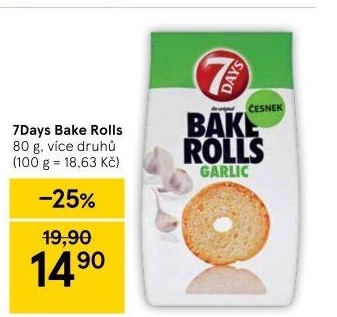 Krekry Bake rolls 7 Days