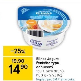 Ochucený jogurt řecký Elinas