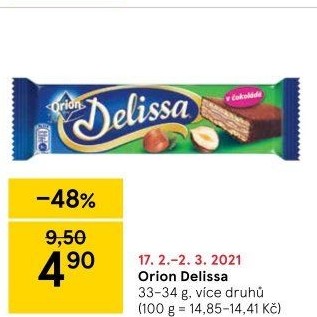 Oplatky Delissa Orion