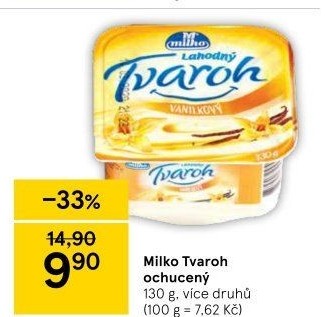 Tvaroh ochucený Milko
