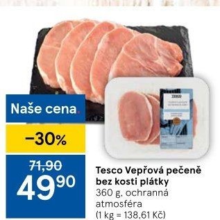 Vepřová pečeně bez kosti Tesco