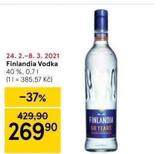 Vodka Finlandia