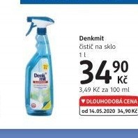 Čistič na sklo Denkmit