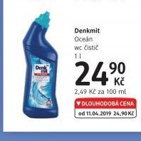 Čistič WC gelový Denkmit