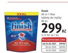 Tablety do myčky All in 1 Finish