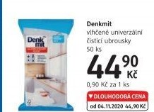 Univerzální vlhčené ubrousky Denkmit