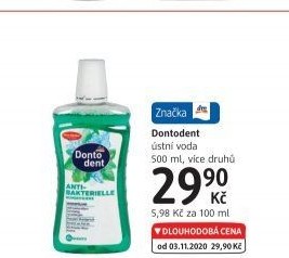 Ústní voda Dontodent