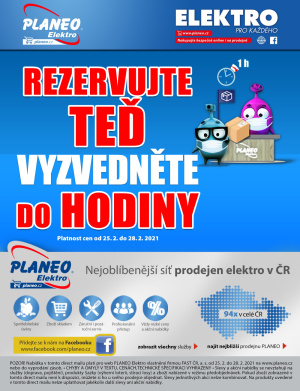akční leták Planeo Elektro 25.2.2021-28.2.2021