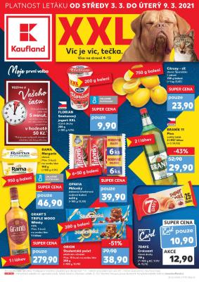akční leták Kaufland 3.3.2021-9.3.2021
