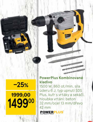 Kombinované kladivo PowerPlus