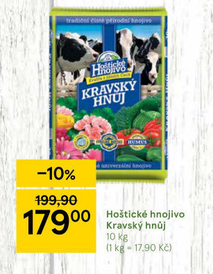 Kravský hnůj Hoštické hnojivo