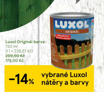 Lazura na dřevo Luxol
