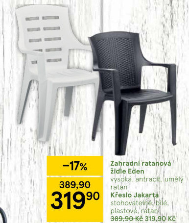 Plastová židle