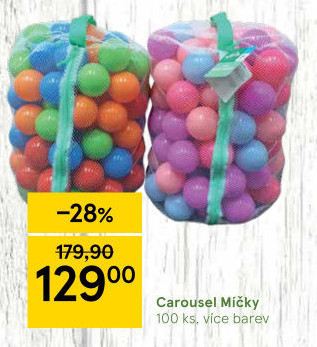 Plastové míčky Carousel