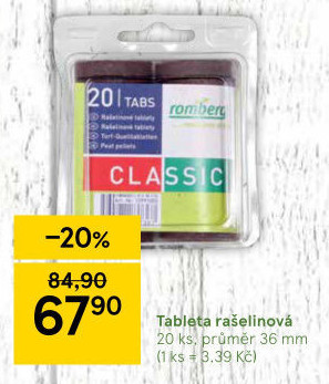 Rašelinové tablety Romberg