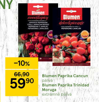 Zahradní osivo Blumen