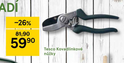 Zahradnické nůžky Tesco