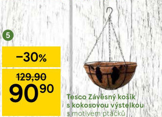Závěsný květináč Tesco