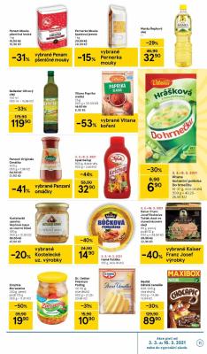 akční leták Tesco 3.3.2021-9.3.2021