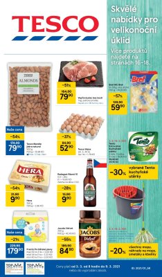 akční leták Tesco 3.3.2021-9.3.2021