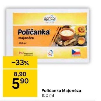 Majonéza Poličanka Agricol