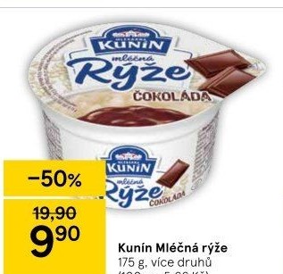 Mléčná rýže Kunín