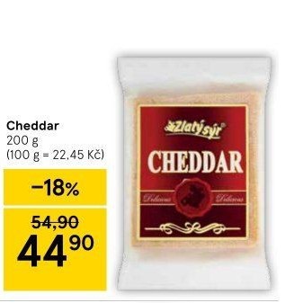 Sýr Cheddar Zlatý sýr