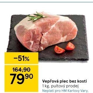 Vepřová plec bez kosti