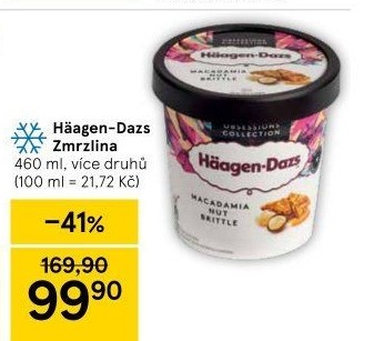 Zmrzlina v kelímku Häagen-Dazs