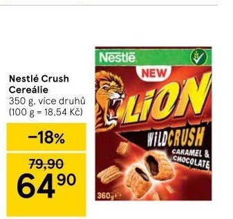 Cereálie Crush Nestlé