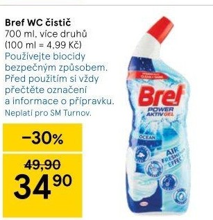 Čistič WC gelový Bref
