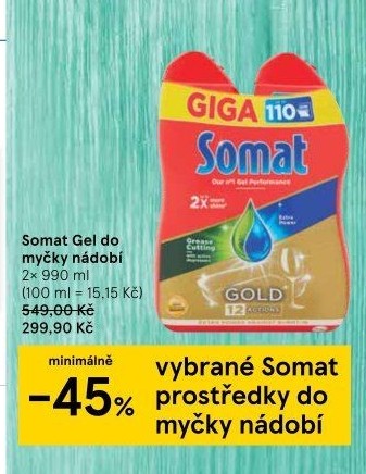 Gely do myčky Somat