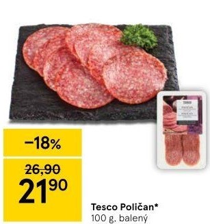 Salám Poličan Tesco