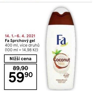 Sprchový gel Fa