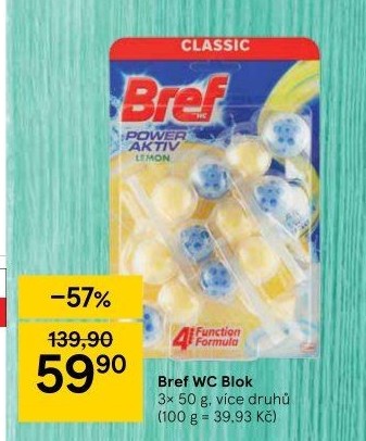 WC blok Bref