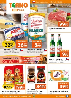 akční leták COOP 3.3.2021-9.3.2021