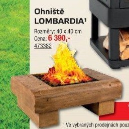 Ohniště Blumfeldt Lombardia