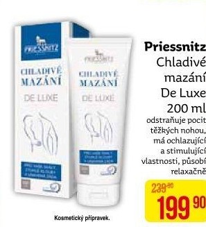 Chladivé mazání De Luxe Priessnitz