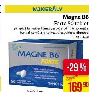 Doplněk stravy Forte Magne B6 Sanofi