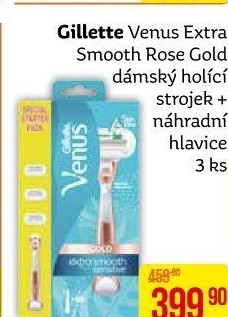 Holicí strojek dámský Rose Gold Extra Smooth Sensitive Gillette Venus